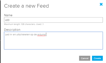 Nieuwe feed aanmaken
